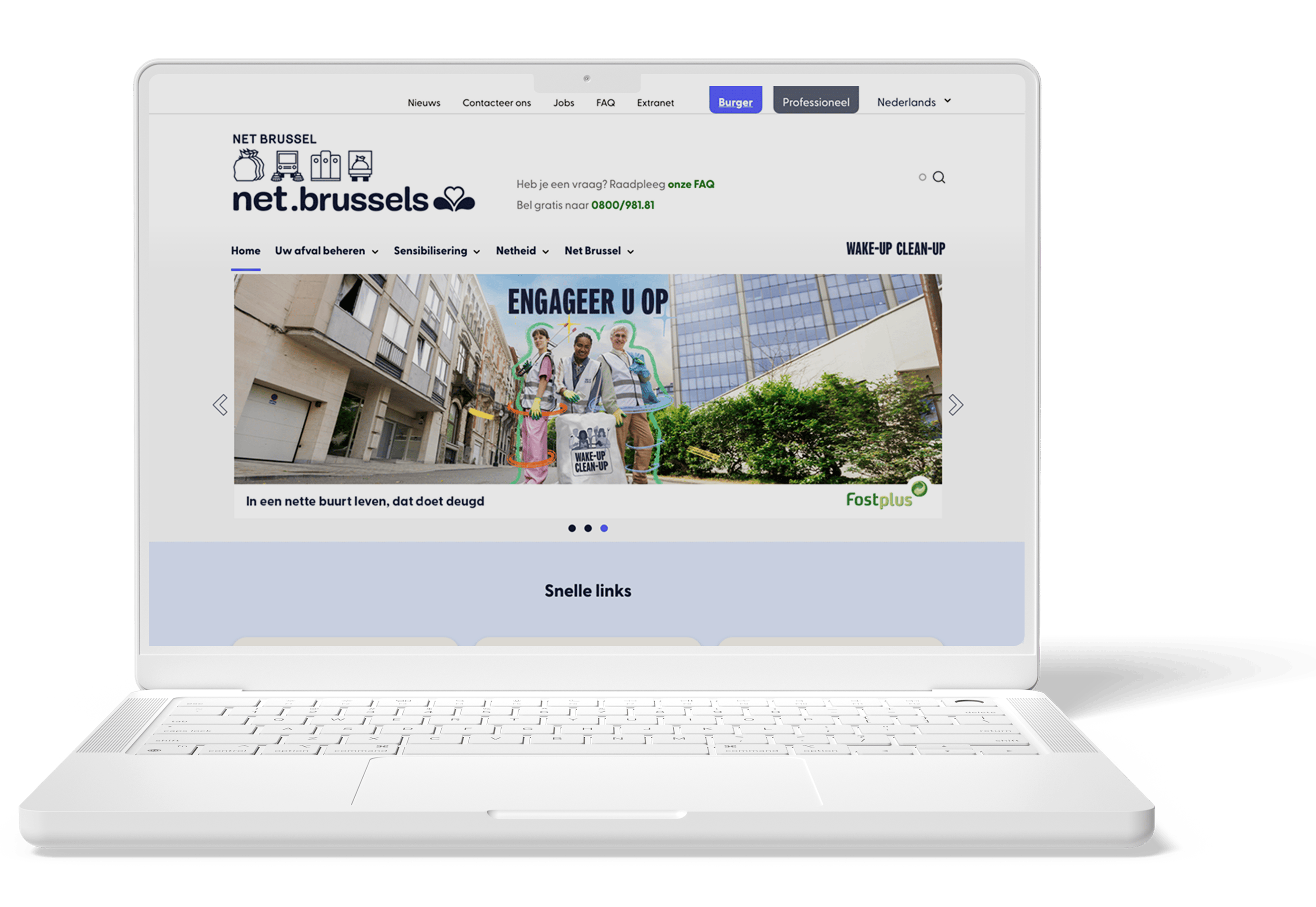 Mockup laptop NL